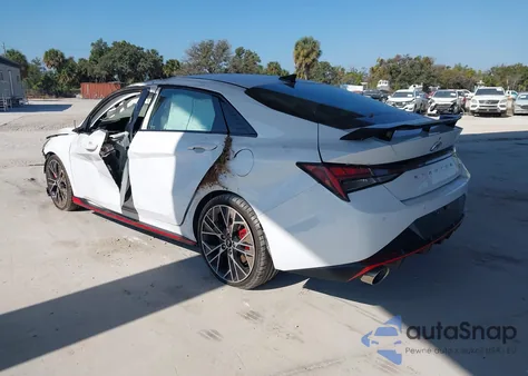 2023 Hyundai Elantra N из США, поврежденный, VIN KMHLW4AK4PU011858